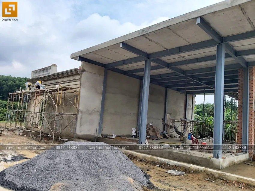 Thi công phần hoàn thiện quán cà phê Khang Coffee. Ảnh 23