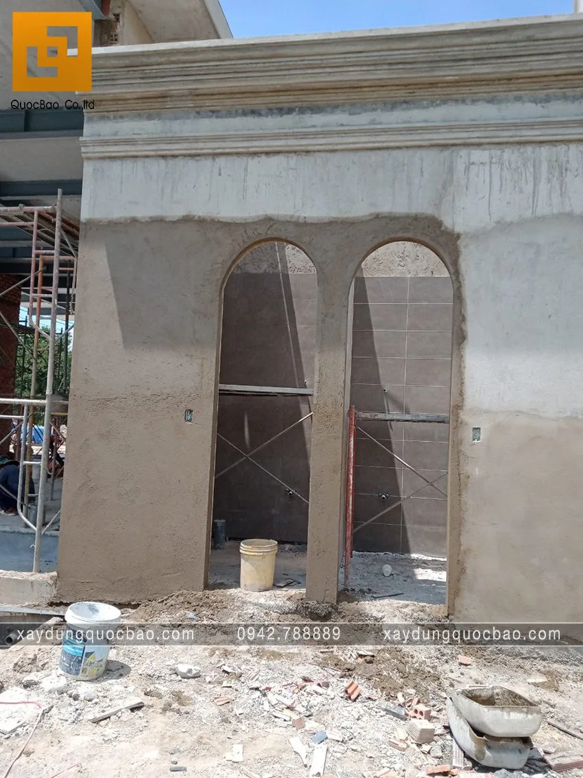 Thi công phần hoàn thiện quán cà phê Khang Coffee. Ảnh 31