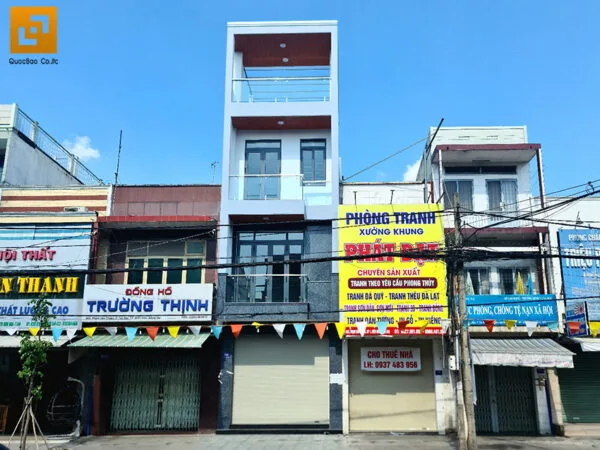 Hoàn thiện nhà phố 4 tầng phường Tân Mai - Biên Hoà