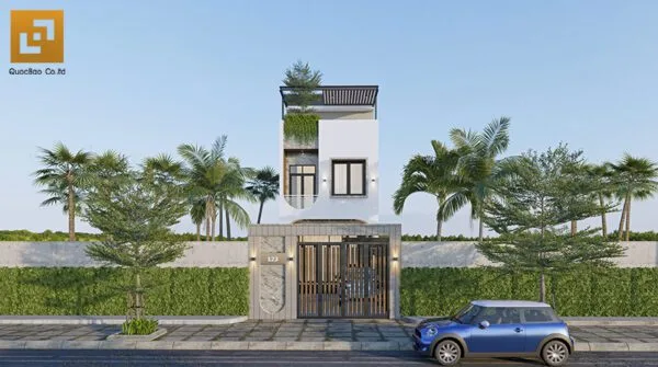Thiết kế nhà 3 tầng với không gian xanh ấn tượng