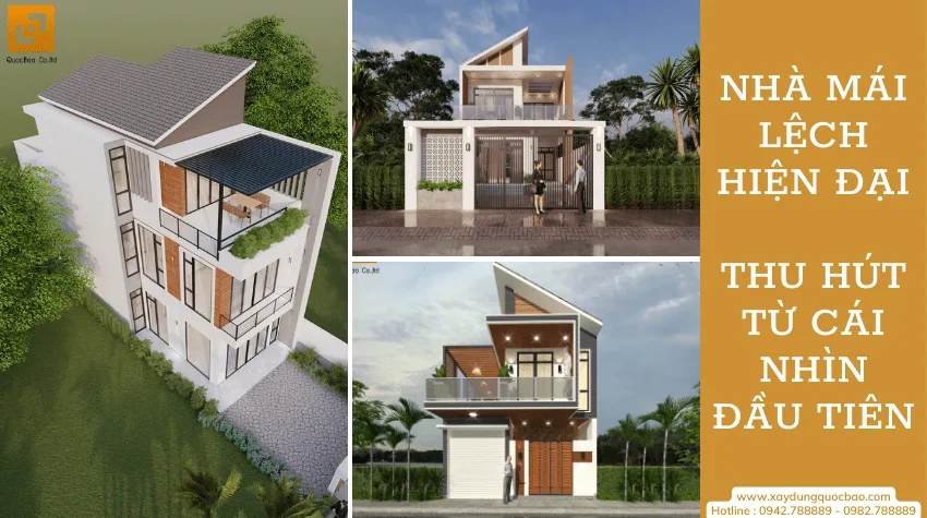 Nhà mái lệch ảnh đại diện