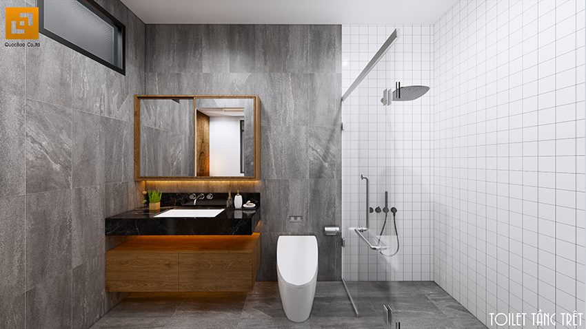 Nhà vệ sinh thiết kế mang lại sự thoải mái, tiện nghi và hài hòa với không gian sống