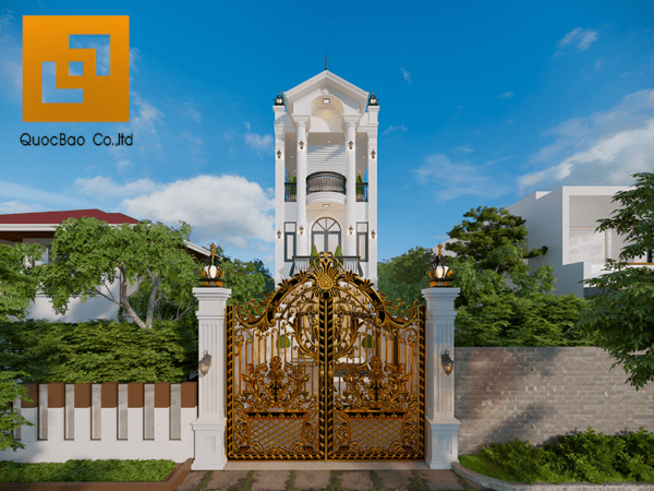 Vẻ đẹp thanh lịch và tinh tế của nhà phố tân cổ điển 3 tầng - NP24112 11 Nhà phố tân cổ điển 3 tầng gia đình anh Bính – P. Trảng Dài
