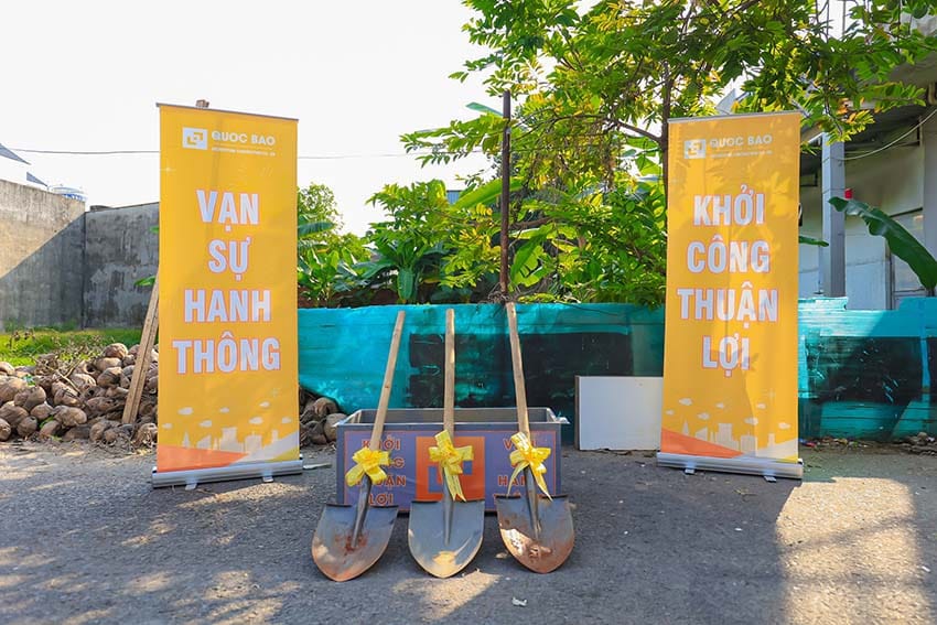 Dự án nhà phố hiện đại GĐ Anh Thắng Tại Nhơn Trạch - NP25001 2 Lễ khởi công xây dựng nhà phố hiện đại