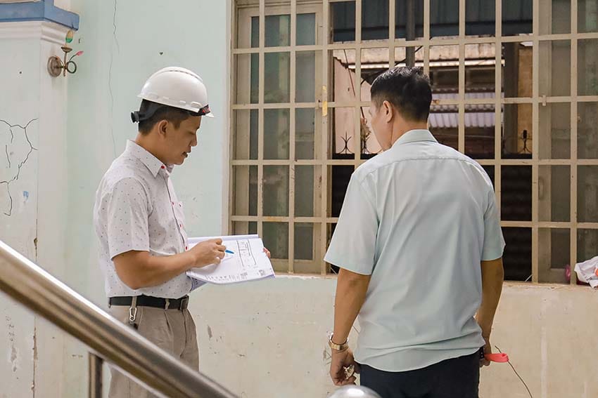 Dự án nhà phố hiện đại 2 tầng GĐ Anh Lẫm Tại Tam Phước - NP25003 14 Lễ khởi công nhà phố hiện đại 2 tầng