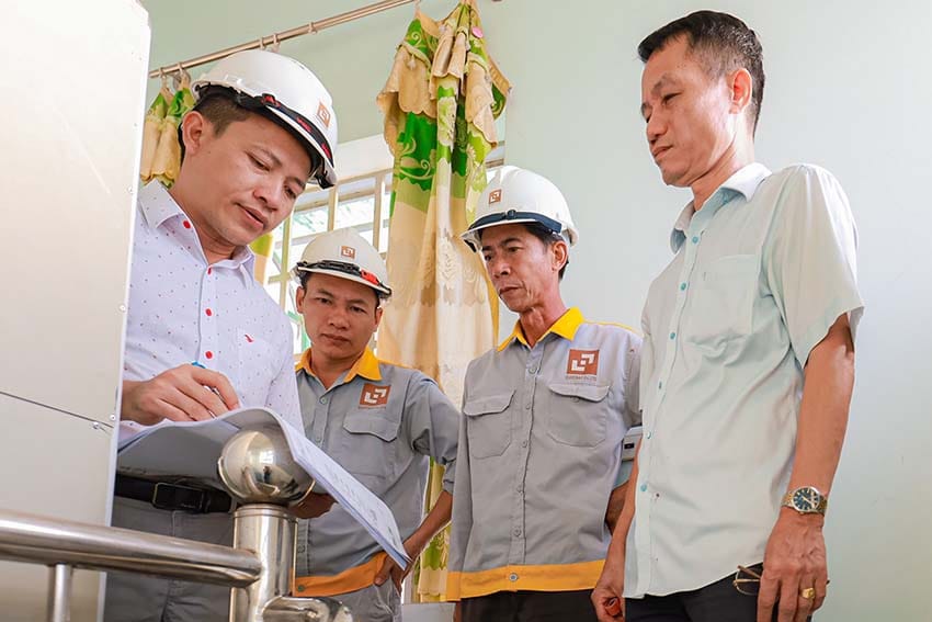 Dự án nhà phố hiện đại 2 tầng GĐ Anh Lẫm Tại Tam Phước - NP25003 21 Lễ khởi công nhà phố hiện đại 2 tầng