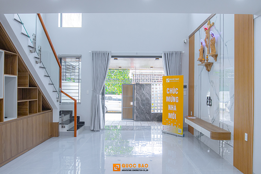 Dự án nhà phố hiện đại GĐ Anh Thắng Tại Nhơn Trạch - NP25001 68 nhà phố gác lửng hiện đại