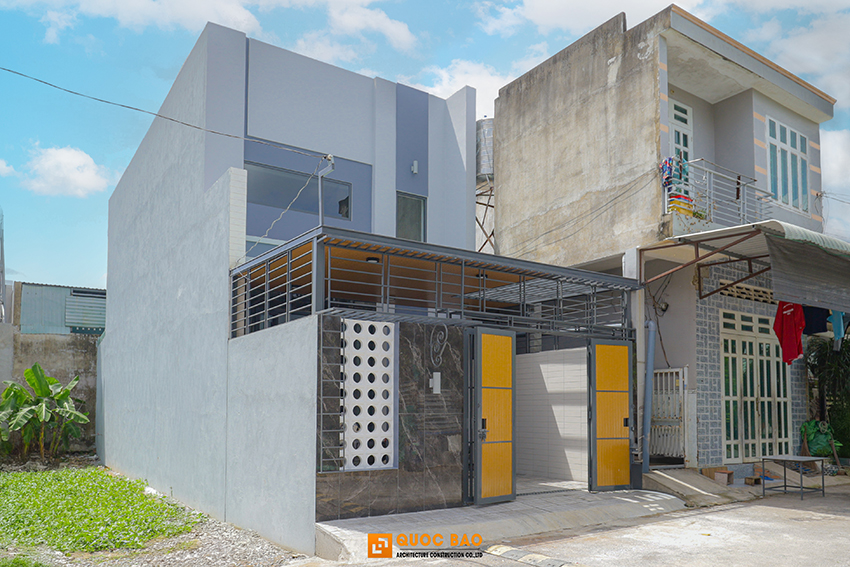 Dự án nhà phố hiện đại GĐ Anh Thắng Tại Nhơn Trạch - NP25001 54 nhà phố gác lửng hiện đại