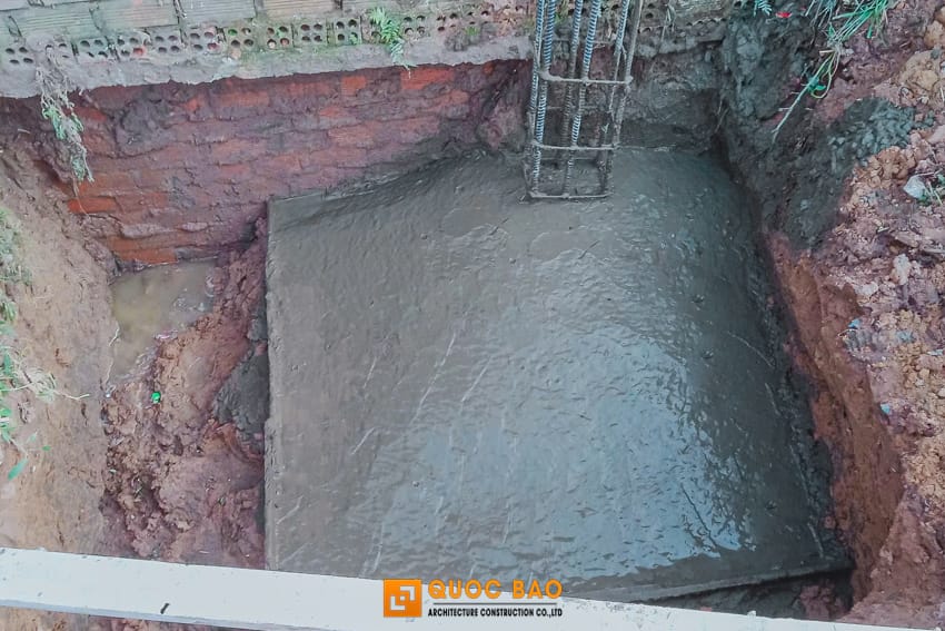 Dự án nhà phố hiện đại GĐ Anh Thắng Tại Nhơn Trạch - NP25001 10 Thi công phần móng nhà phố hiện đại