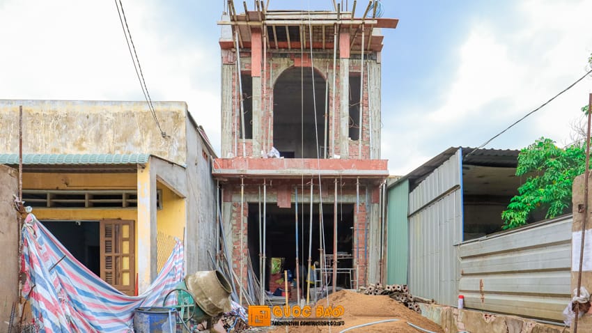 Dự án nhà phố tân cổ điển 2 tầng mái thái GĐ Chị Ái Tại Phước Tân - NP25002 47 thi công nhà phố tân cổ điển