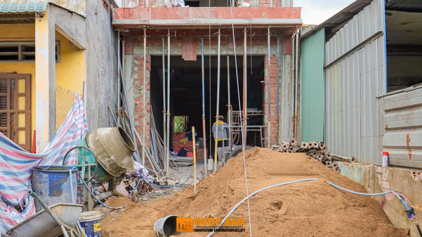 Dự án nhà phố tân cổ điển 2 tầng mái thái GĐ Chị Ái Tại Phước Tân - NP25002 48 thi công nhà phố tân cổ điển