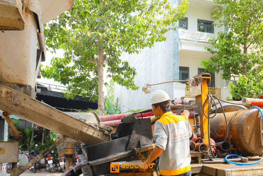 thi công nhà phố tân cổ điển 4 tầng