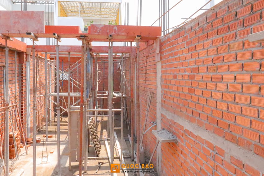 thi công nhà phố tân cổ điển 4 tầng