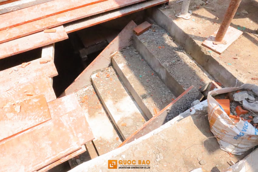 thi công nhà phố tân cổ điển 4 tầng