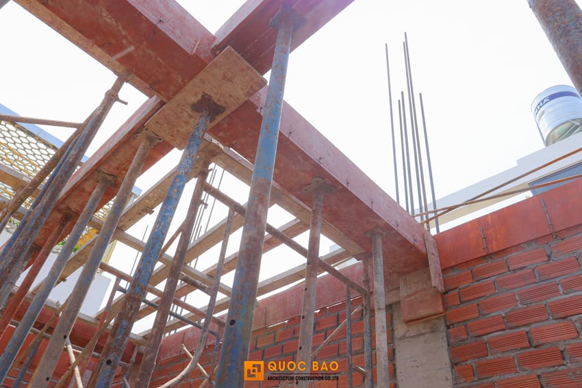 thi công nhà phố tân cổ điển 4 tầng