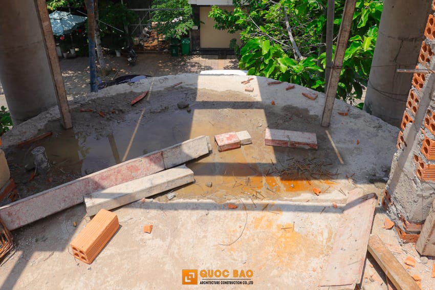 thi công nhà phố tân cổ điển 4 tầng