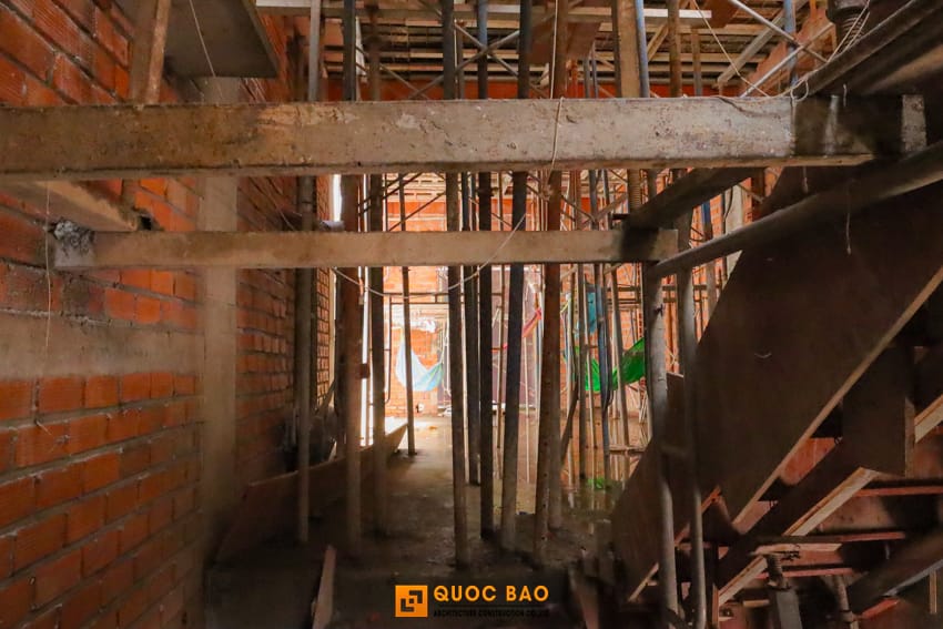 thi công nhà phố tân cổ điển 4 tầng