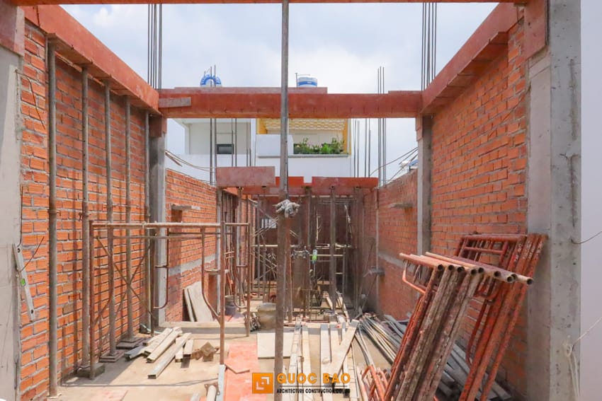 thi công nhà phố tân cổ điển 4 tầng