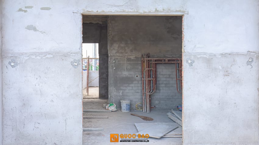 Dự án nhà phố tân cổ điển 2 tầng mái thái GĐ Chị Ái Tại Phước Tân - NP25002 52 thi công nhà phố tân cổ điển