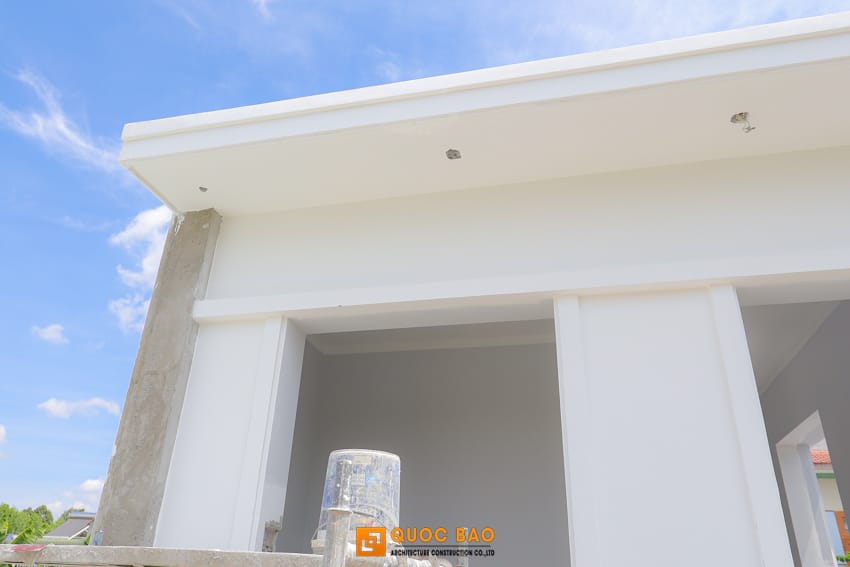 Dự án nhà phố hiện đại 2 tầng GĐ Anh Lẫm Tại Tam Phước - NP25003 56 Thi công phần hoàn thiện của nhà phố hiện đại 2 tầng