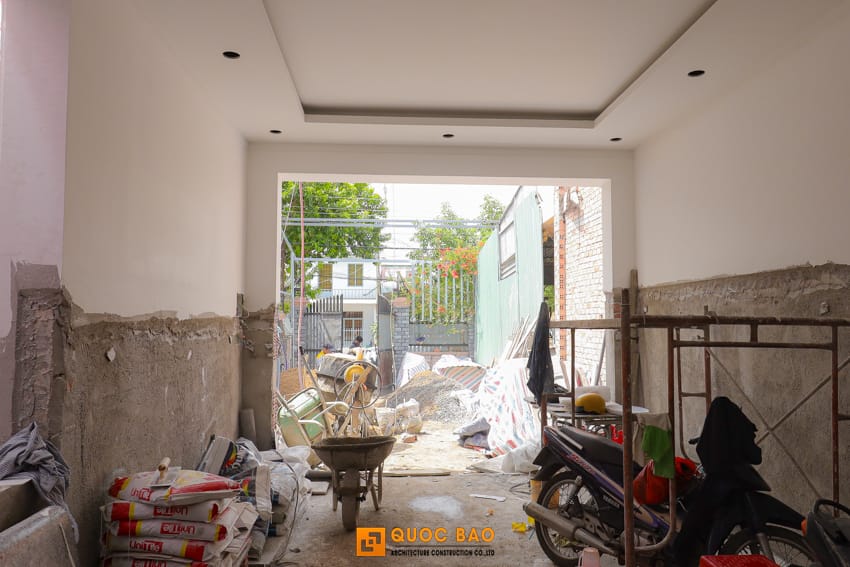 Dự án nhà phố hiện đại 2 tầng GĐ Anh Lẫm Tại Tam Phước - NP25003 65 Thi công phần hoàn thiện của nhà phố hiện đại 2 tầng