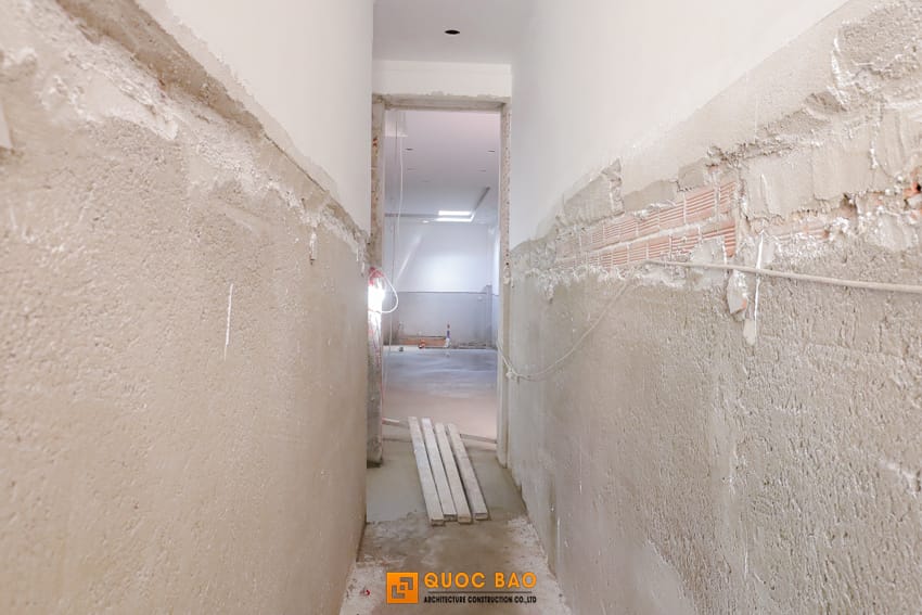 Dự án nhà phố hiện đại 2 tầng GĐ Anh Lẫm Tại Tam Phước - NP25003 61 Thi công phần hoàn thiện của nhà phố hiện đại 2 tầng