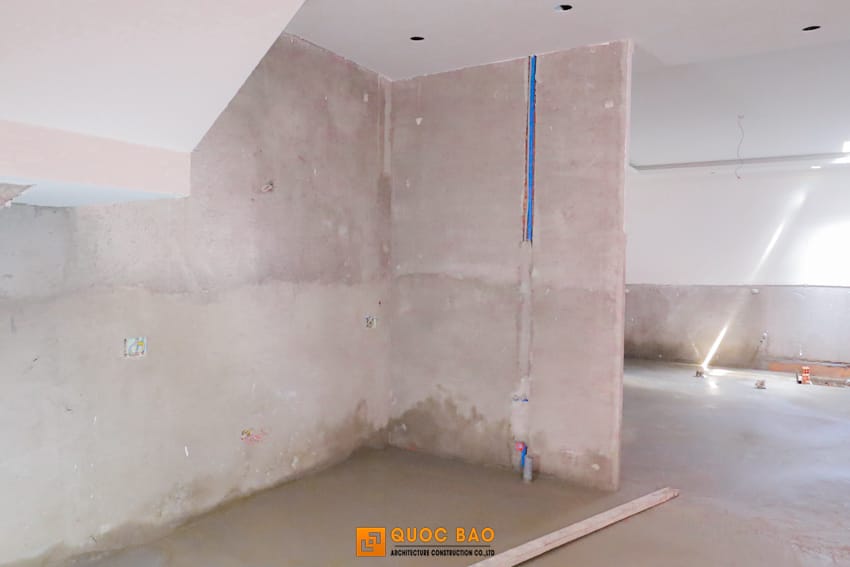 Dự án nhà phố hiện đại 2 tầng GĐ Anh Lẫm Tại Tam Phước - NP25003 63 Thi công phần hoàn thiện của nhà phố hiện đại 2 tầng