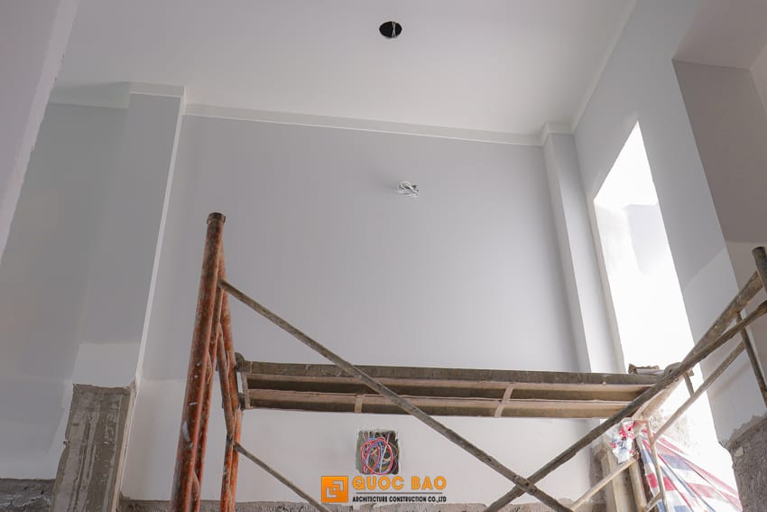 Dự án nhà phố hiện đại 2 tầng GĐ Anh Lẫm Tại Tam Phước - NP25003 49 Thi công phần hoàn thiện của nhà phố hiện đại 2 tầng