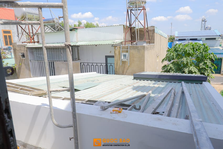 Dự án nhà phố hiện đại 2 tầng GĐ Anh Lẫm Tại Tam Phước - NP25003 52 Thi công phần hoàn thiện của nhà phố hiện đại 2 tầng