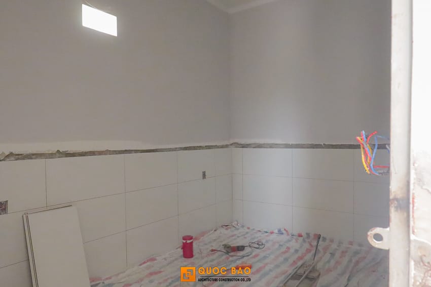 Dự án nhà phố hiện đại 2 tầng GĐ Anh Lẫm Tại Tam Phước - NP25003 55 Thi công phần hoàn thiện của nhà phố hiện đại 2 tầng