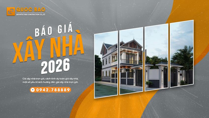 Banner báo giá xây nhà trọn gói 2026