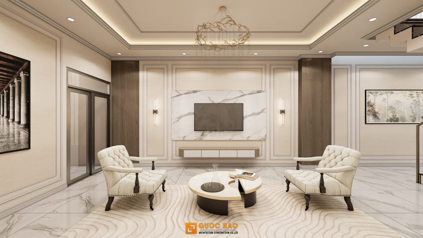Chiêm Ngưỡng Vẻ Đẹp Sang Trọng Của Biệt Thự Tân Cổ Điển - BT25101 10 Biệt thự tân cổ điển 4 tầng