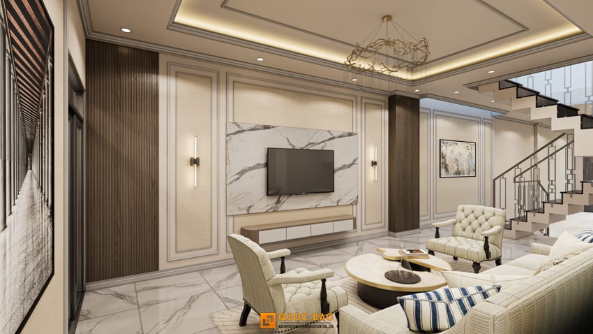 Chiêm Ngưỡng Vẻ Đẹp Sang Trọng Của Biệt Thự Tân Cổ Điển - BT25101 12 Biệt thự tân cổ điển 4 tầng