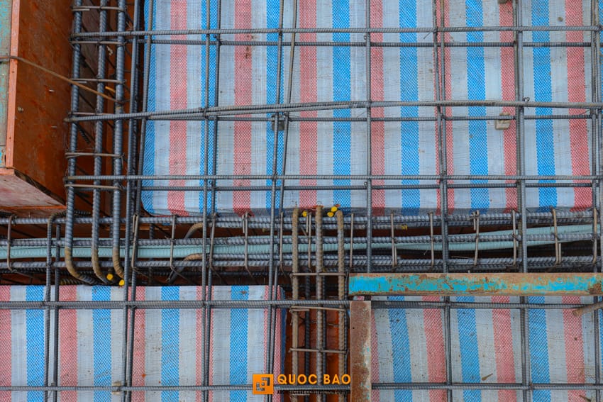 Dự án nhà phố hiện đại 2 tầng GĐ anh Đạt tại Tân Hiệp - NP25004 36 đổ bê tông sàn tầng 1 nhà phố hiện đại