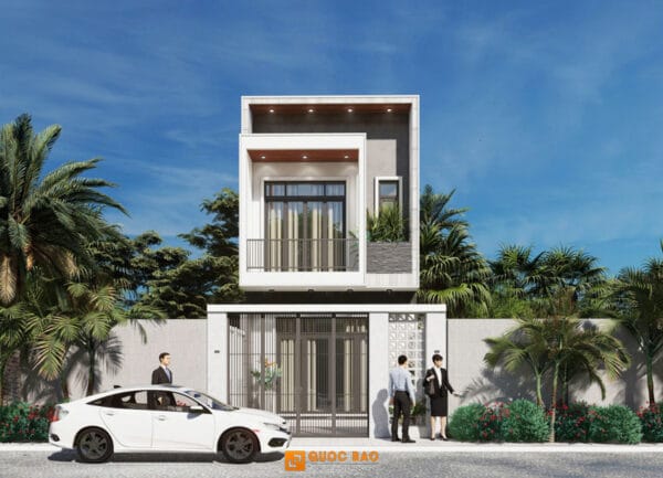Nhà phố hiện đại 2 tầng