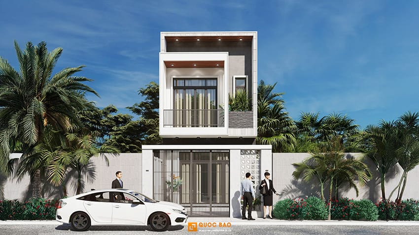 Dự án nhà phố hiện đại 2 tầng GĐ anh Đạt tại Tân Hiệp - NP25004 1 Nhà phố hiện đại 2 tầng