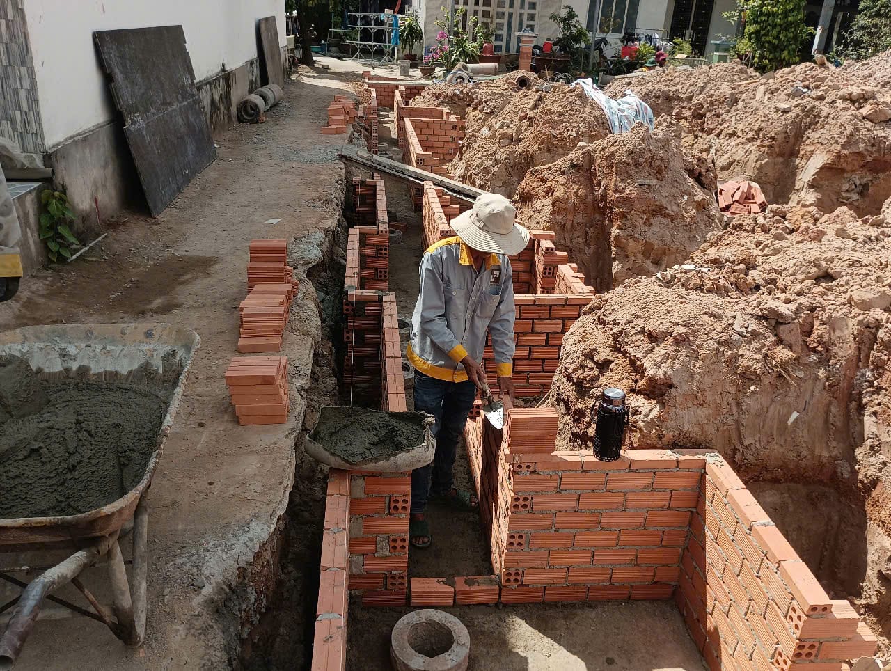 Thi công biệt thự hiện đại 4 tầng