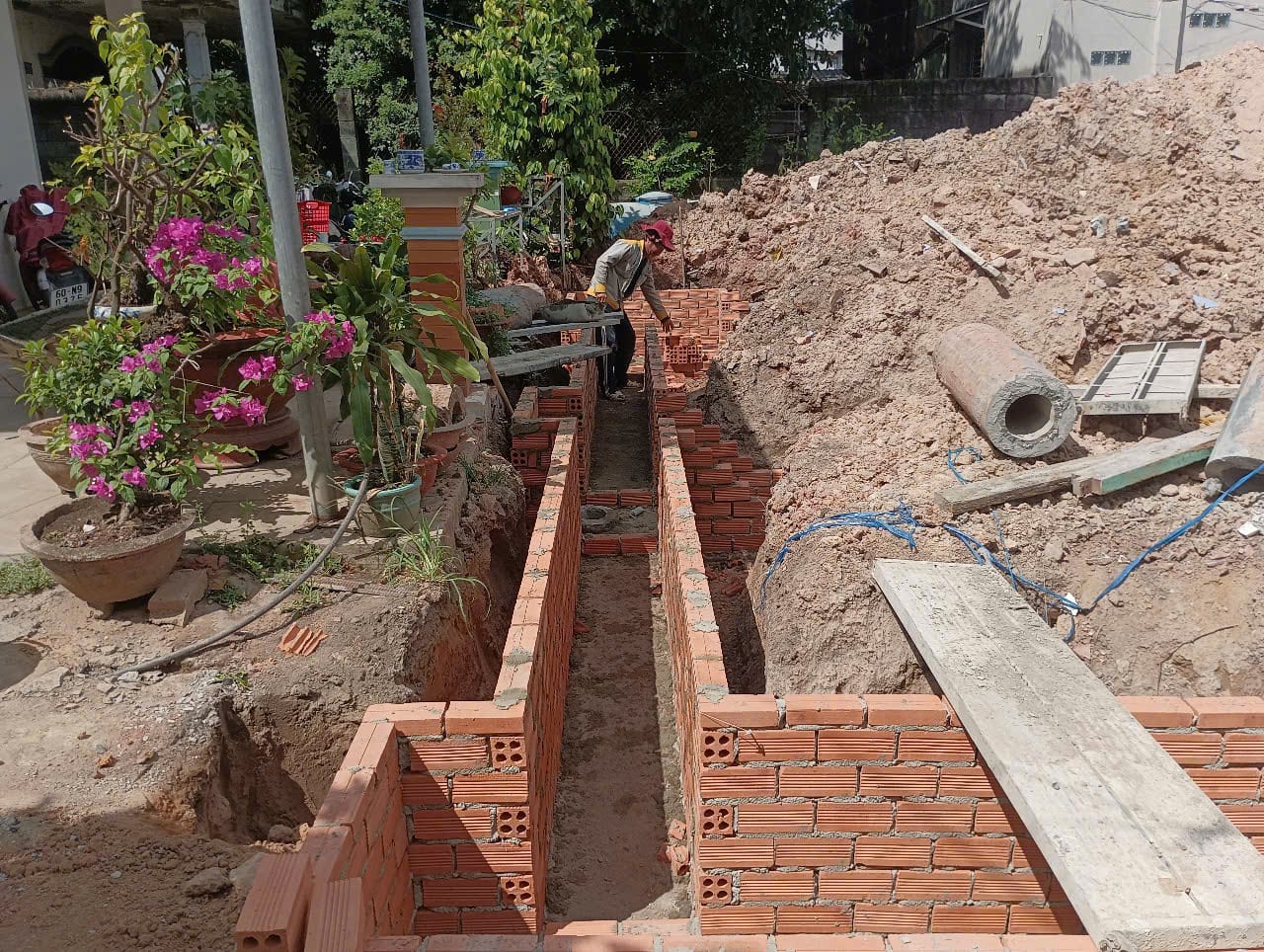 Thi công biệt thự hiện đại 4 tầng