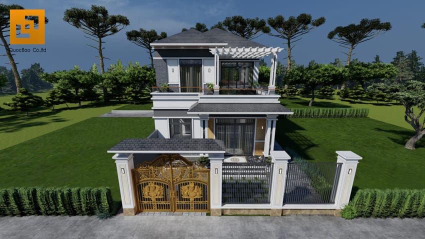 Thiết kế biệt thự hiện đại tại Trảng Bom