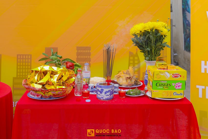 Dự án nhà phố 2 tầng GĐ anh Huỳnh Anh tại Long Thành - NP25006 19 khởi công nhà phố 2 tầng hiện đại