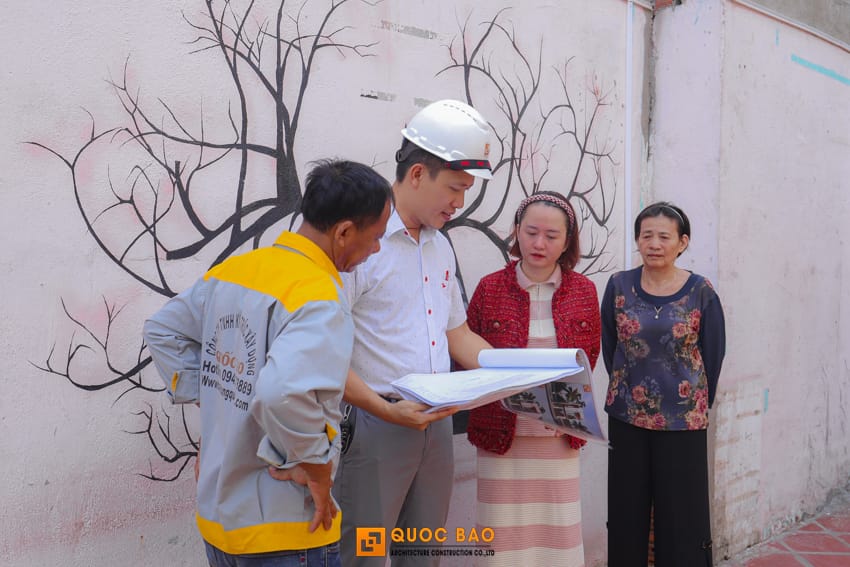 Dự án nhà phố 2 tầng GĐ anh Huỳnh Anh tại Long Thành - NP25006 20 khởi công nhà phố 2 tầng hiện đại