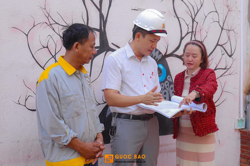 Dự án nhà phố 2 tầng GĐ anh Huỳnh Anh tại Long Thành - NP25006 21 khởi công nhà phố 2 tầng hiện đại