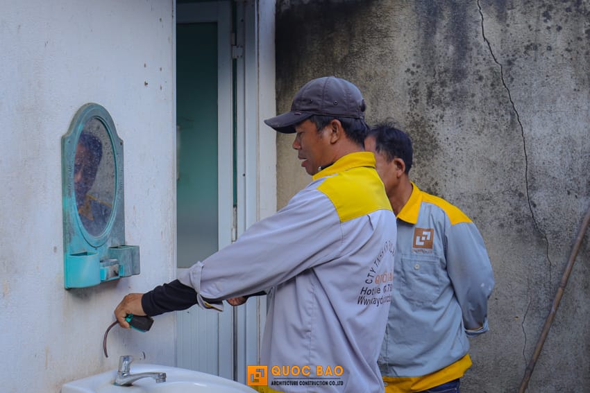 Dự án nhà phố 2 tầng GĐ anh Huỳnh Anh tại Long Thành - NP25006 22 khởi công nhà phố 2 tầng hiện đại