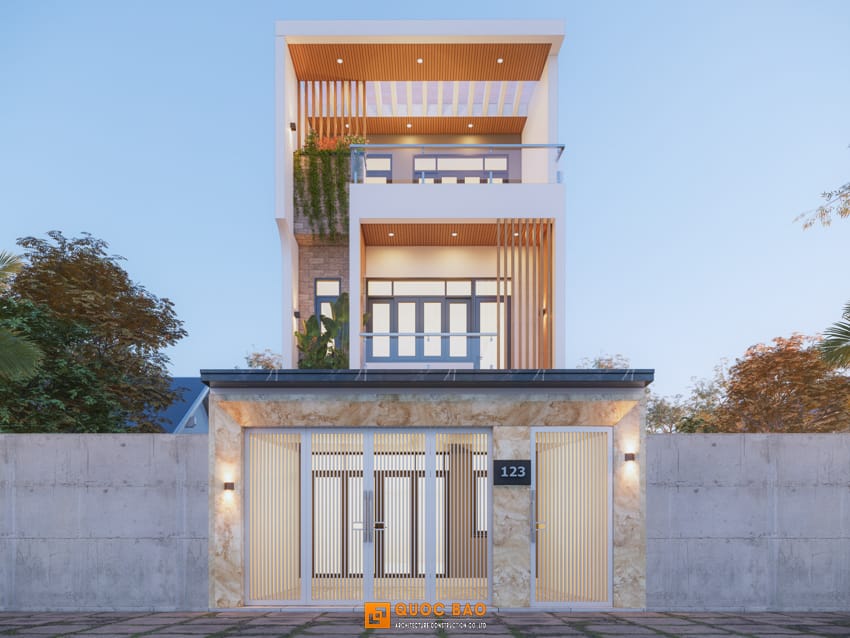 Các mẫu nhà ống đẹp tại Nhơn Trạch - xu hướng mới, tối ưu hóa không gian sống 29 Mẫu nhà ống đẹp 3 tầng Nhơn Trạch Đồng Nai