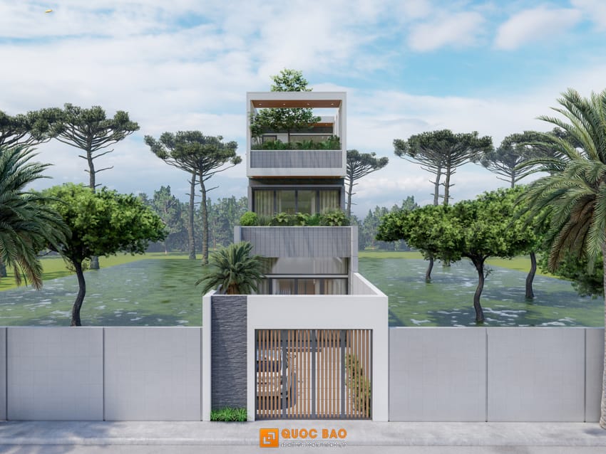 Các mẫu nhà ống đẹp tại Nhơn Trạch - xu hướng mới, tối ưu hóa không gian sống 37 Mẫu nhà ống đẹp 3 tầng Nhơn Trạch Đồng Nai