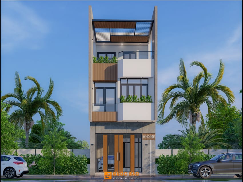 Các mẫu nhà ống đẹp tại Nhơn Trạch - xu hướng mới, tối ưu hóa không gian sống 40 Mẫu nhà ống đẹp 3 tầng Nhơn Trạch Đồng Nai