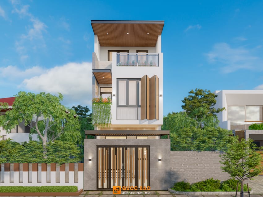 Các mẫu nhà ống đẹp tại Nhơn Trạch - xu hướng mới, tối ưu hóa không gian sống 25 Mẫu nhà ống đẹp 3 tầng Nhơn Trạch Đồng Nai