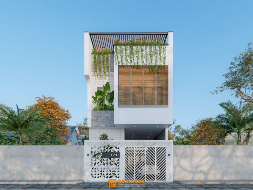 Các mẫu nhà ống đẹp tại Nhơn Trạch - xu hướng mới, tối ưu hóa không gian sống 27 Mẫu nhà ống đẹp 3 tầng Nhơn Trạch Đồng Nai