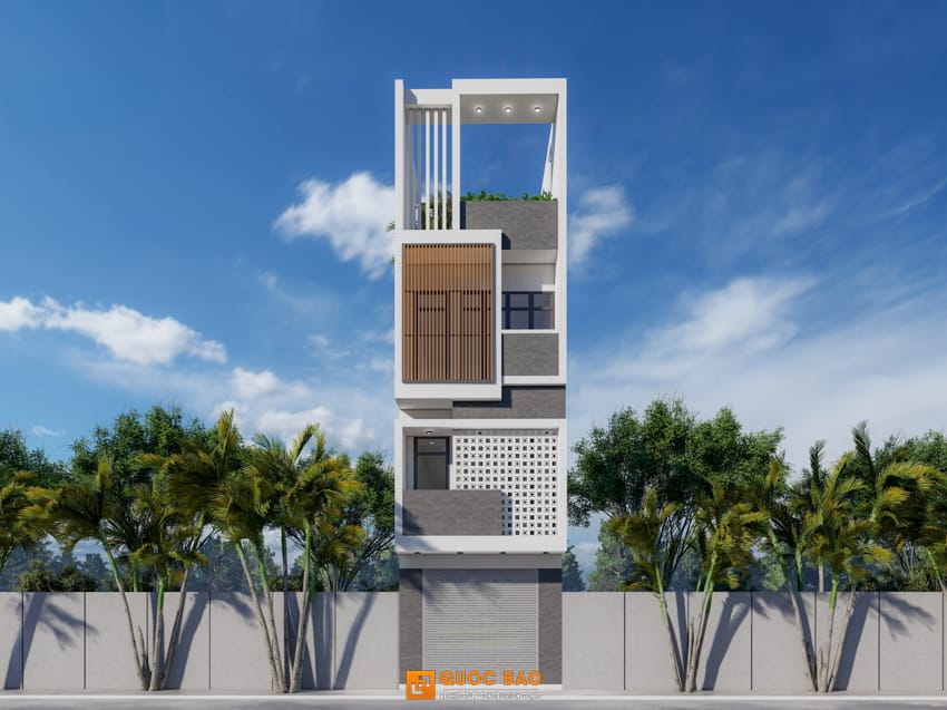 Các mẫu nhà ống đẹp tại Nhơn Trạch - xu hướng mới, tối ưu hóa không gian sống 48 Mẫu nhà ống đẹp 4 tầng Nhơn Trạch Đồng Nai