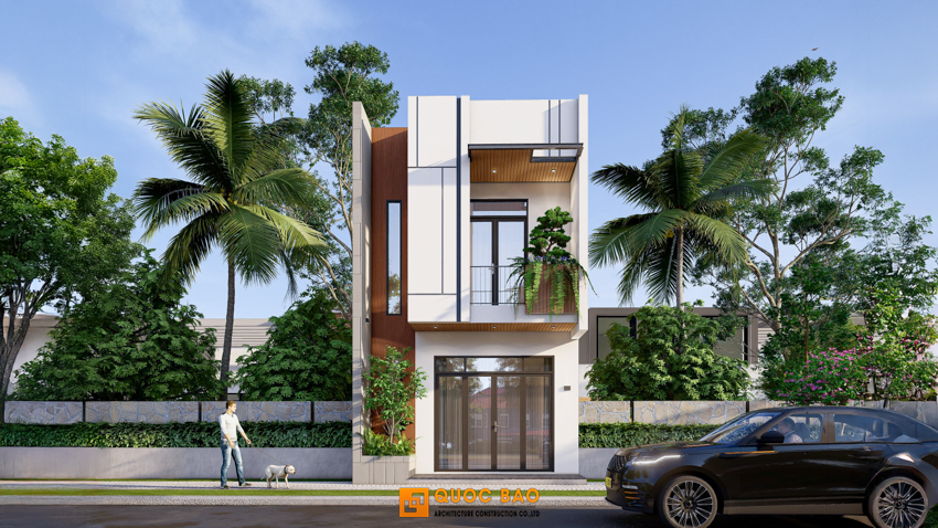 Dự án nhà phố 2 tầng GĐ anh Huỳnh Anh tại Long Thành - NP25006 1 Nhà phố 2 tầng hiện đại